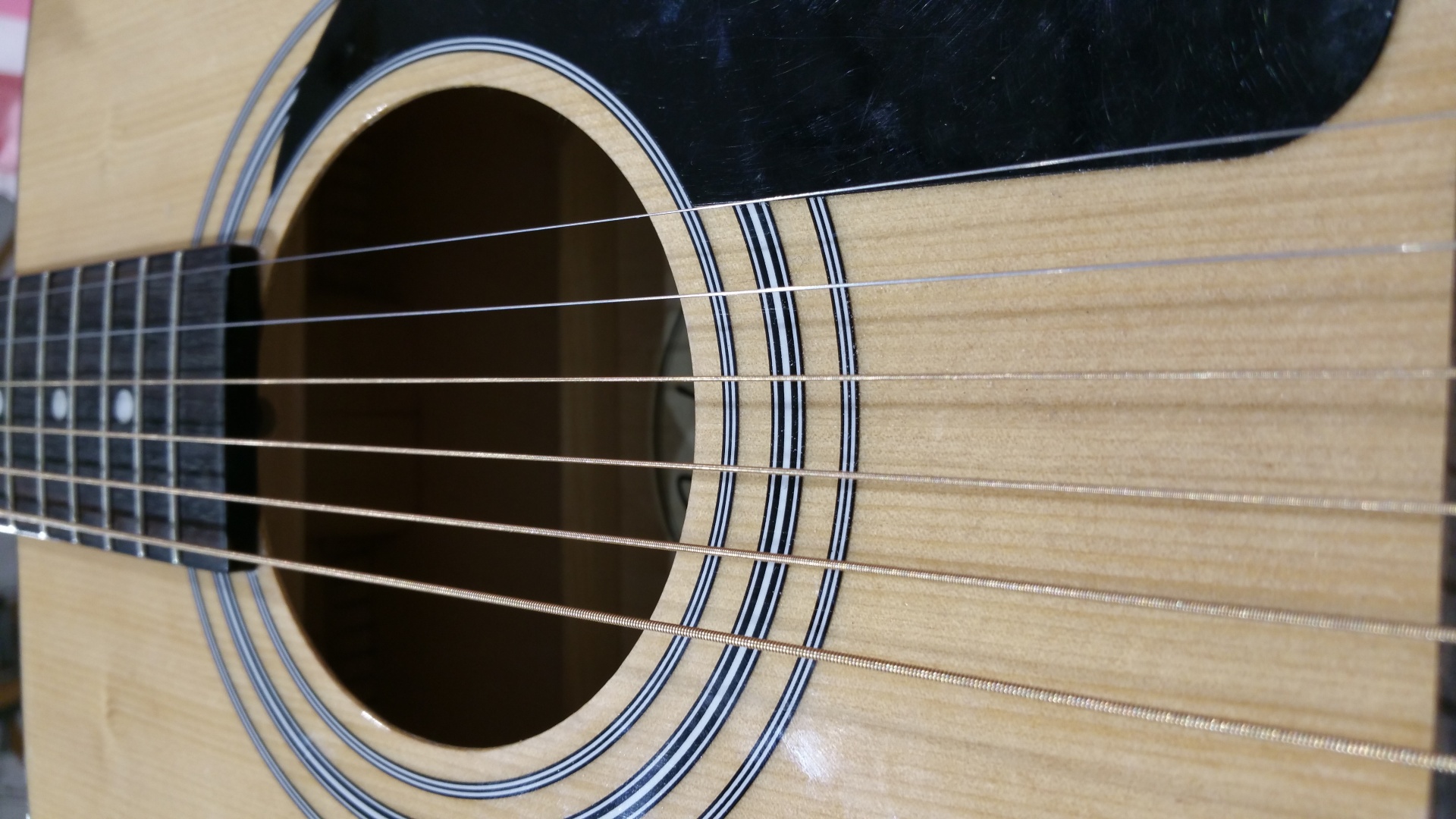 guitar strings soundhole free photo