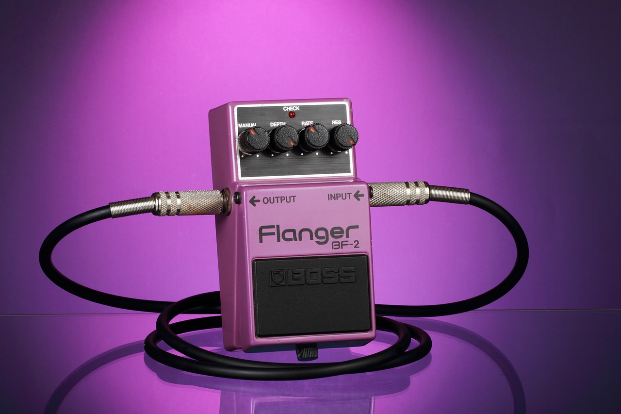 guitar pedal effects pedal flanger free photo