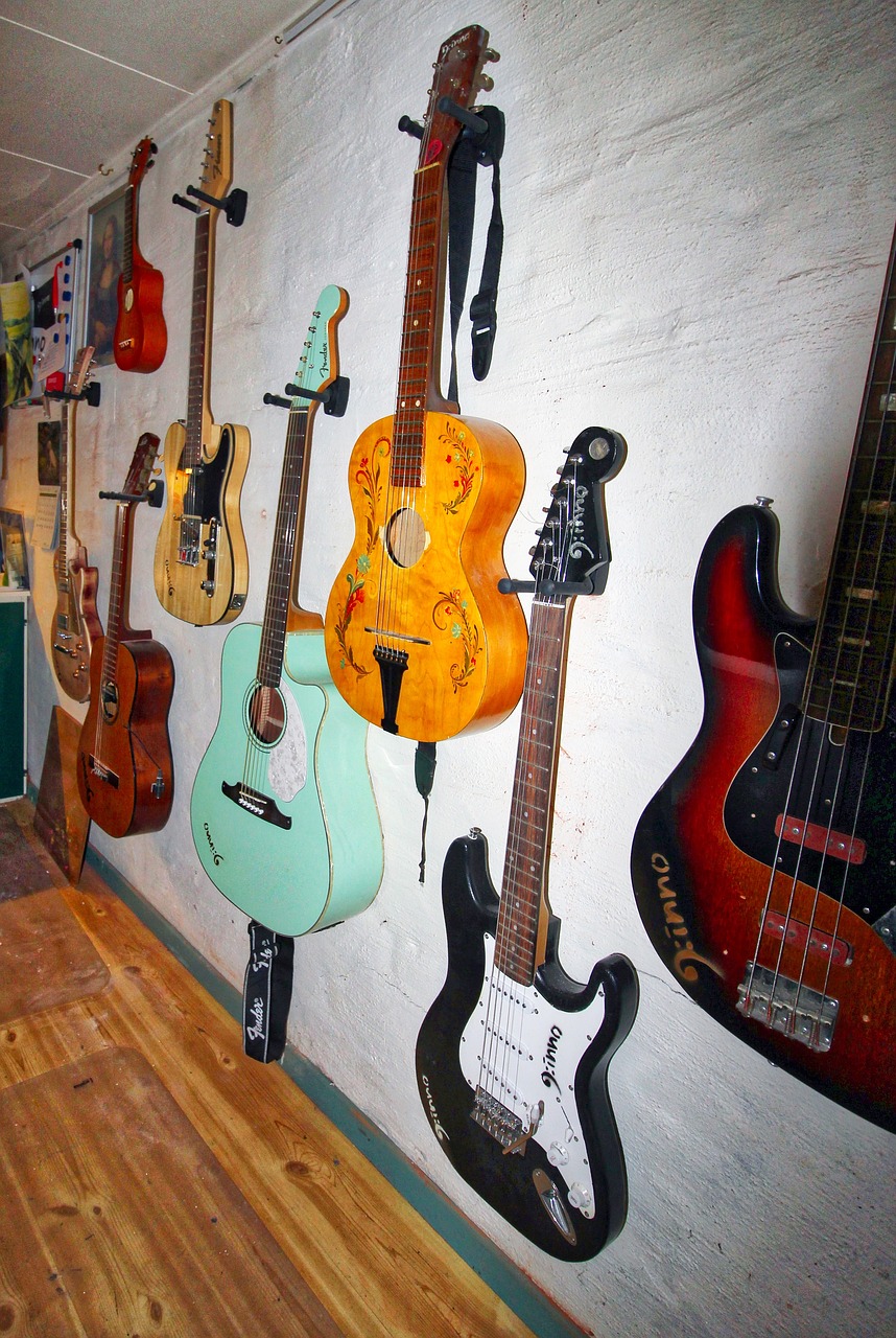 guitars music instrument free photo