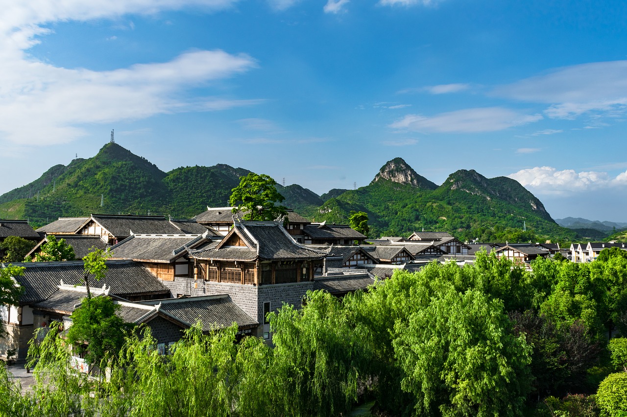 guiyang  qingyan ancient town  huaxi free photo