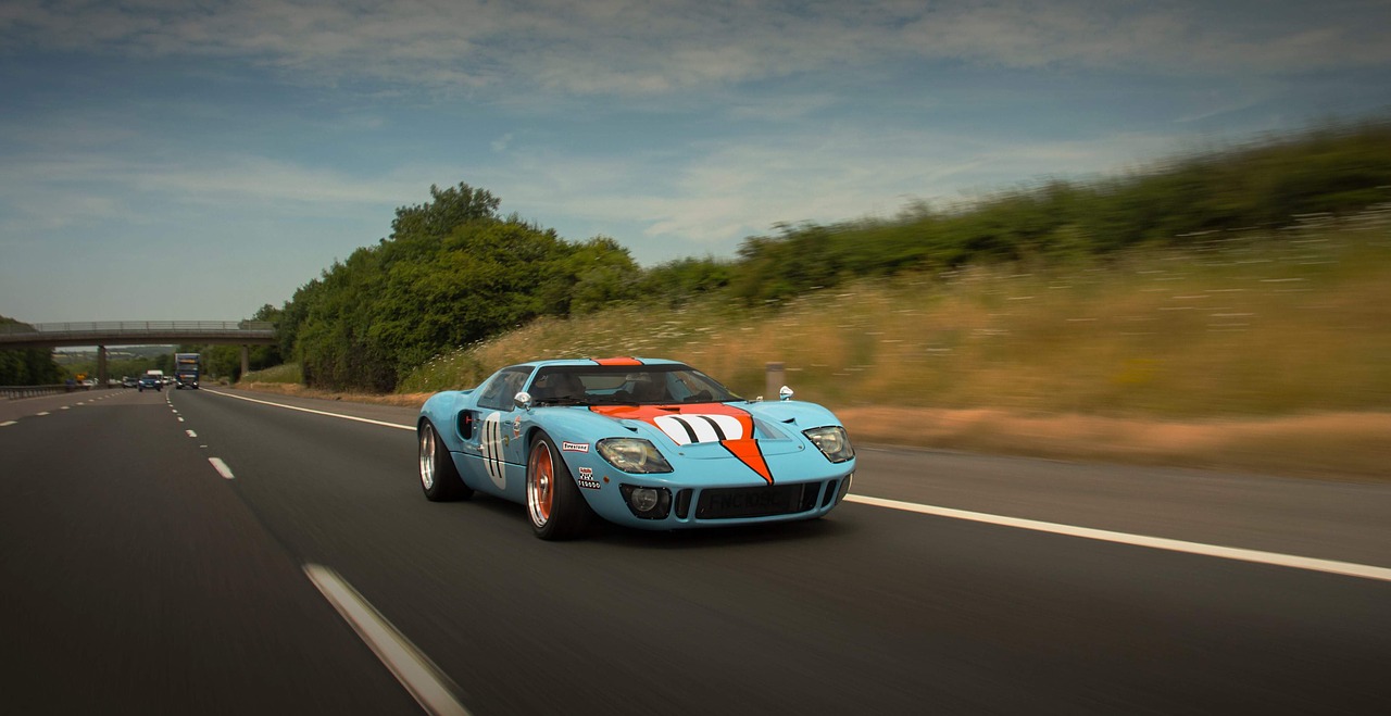 gulf  ford  gt40 free photo