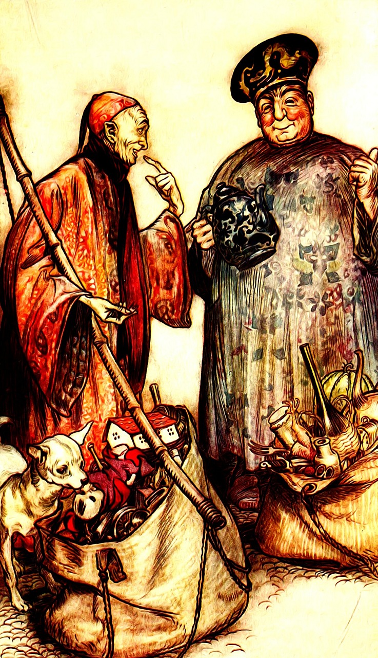 gullivers travels arthur rackham vintage free photo