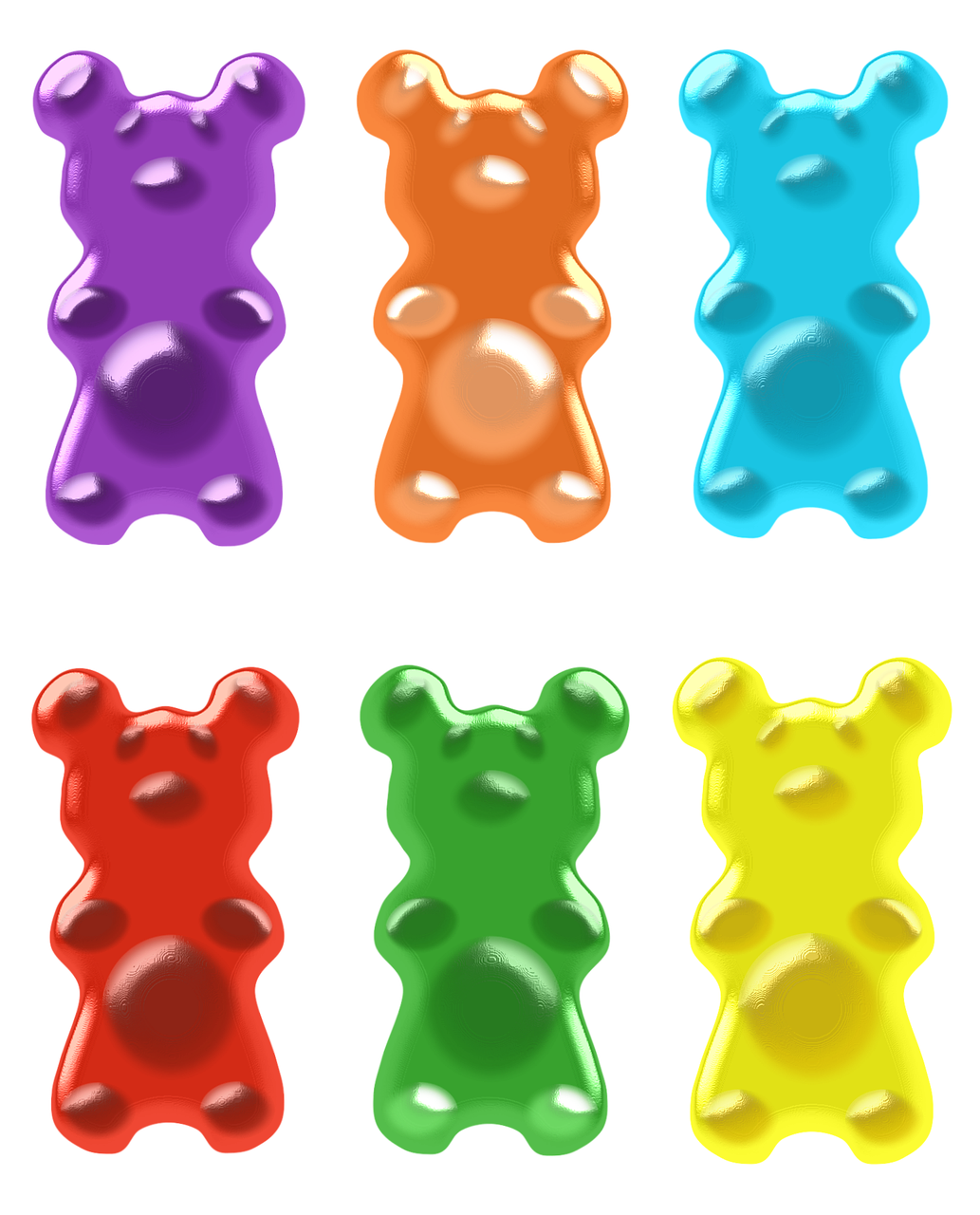 gummy bears purple free photo