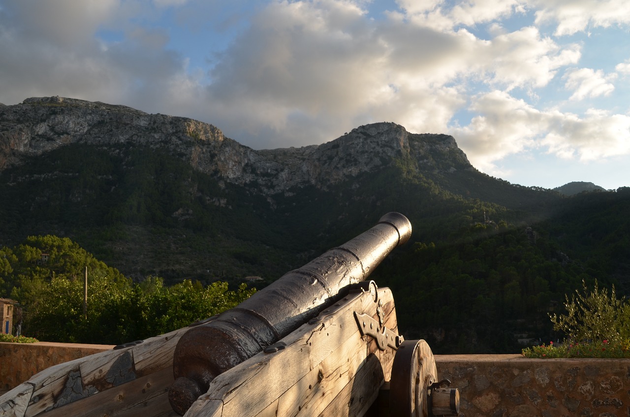 gun mountains historically free photo