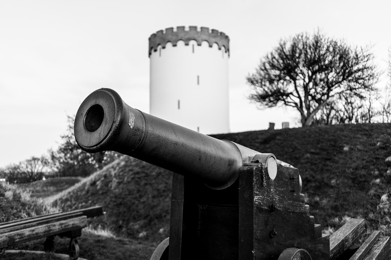 gun  tower  castle free photo