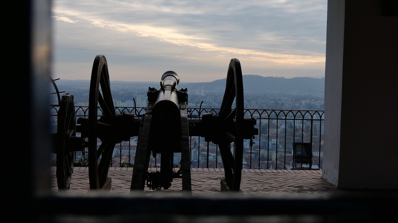 gun  schlossberg  graz free photo