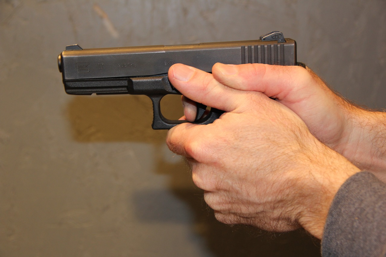 gunpoint handgun firearm free photo