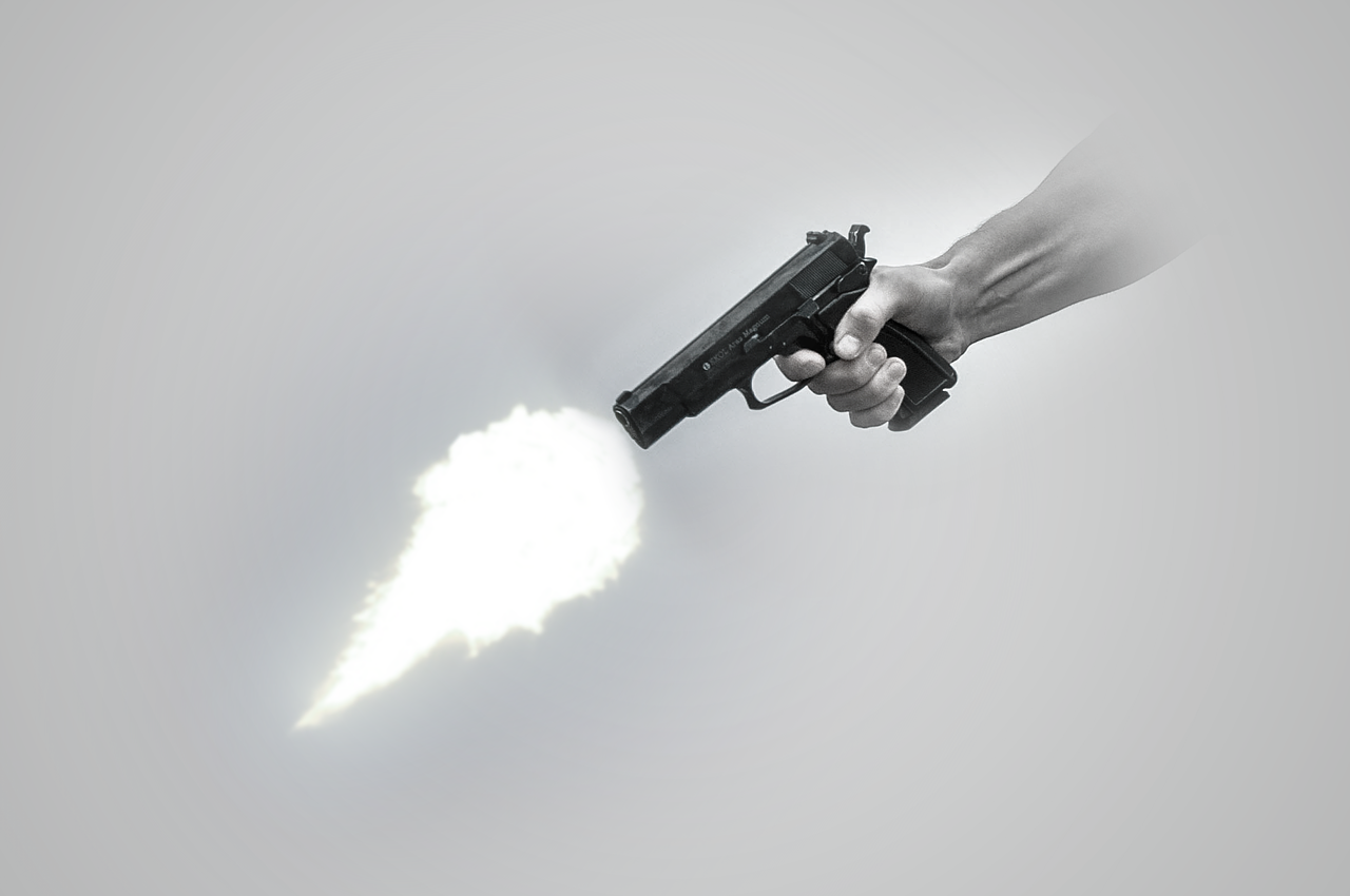gunshot muzzle pistol free photo