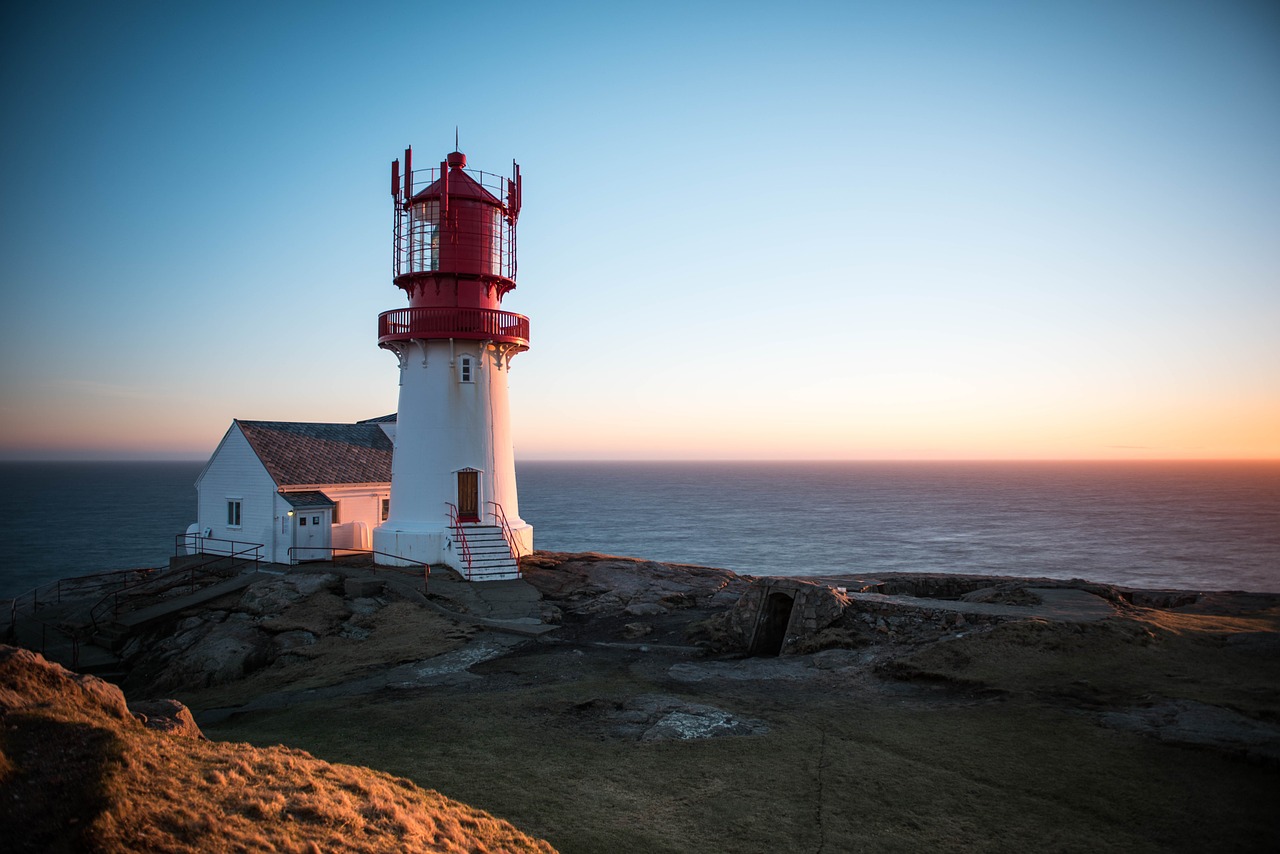 guy lindesnes sunset free photo