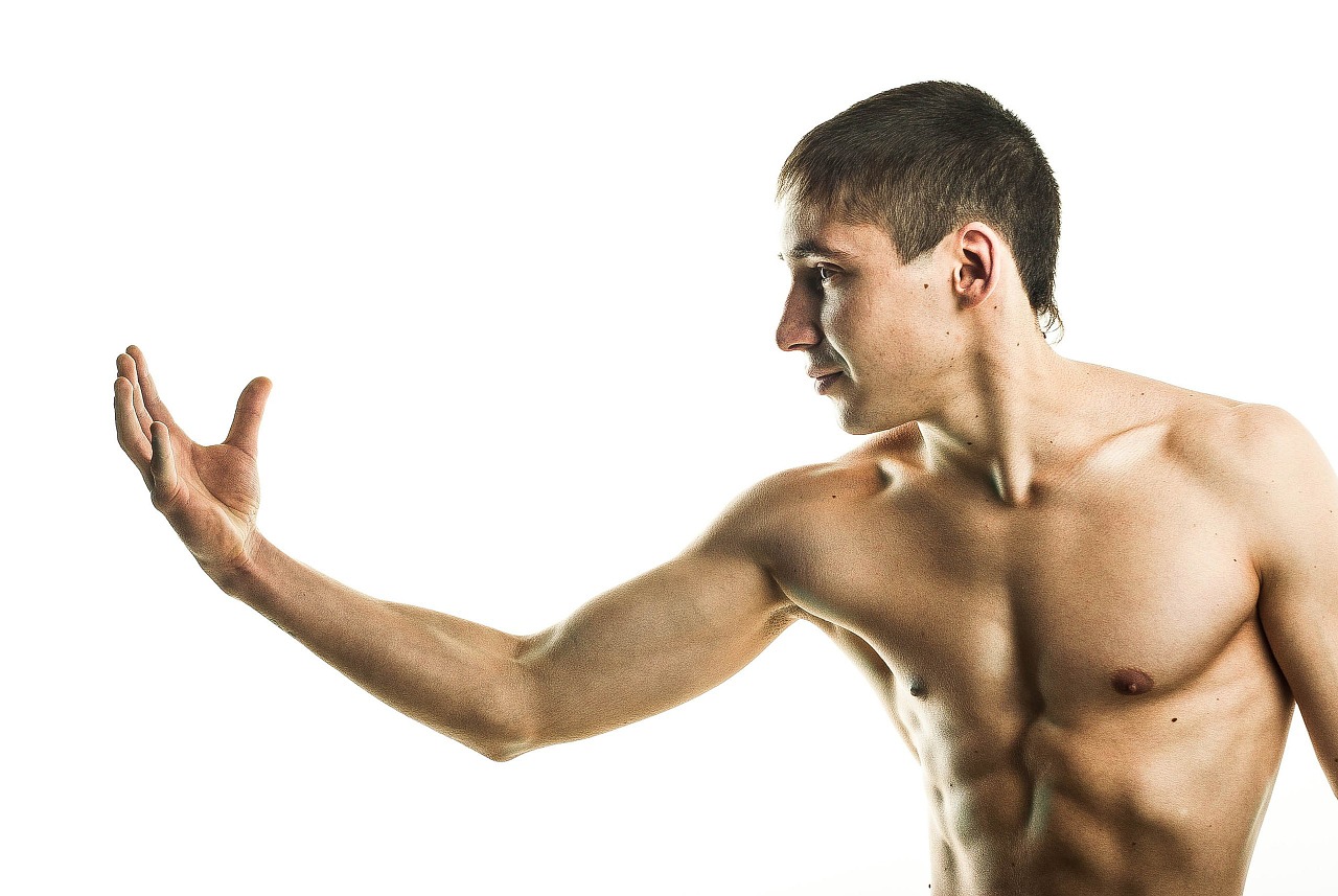 guy sports muscles free photo