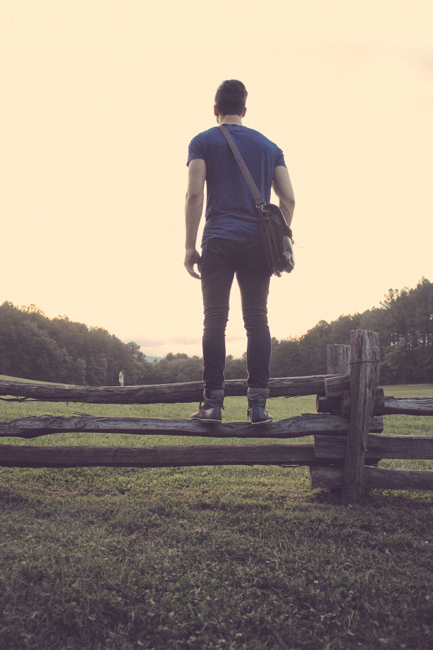 guy fence rural free photo