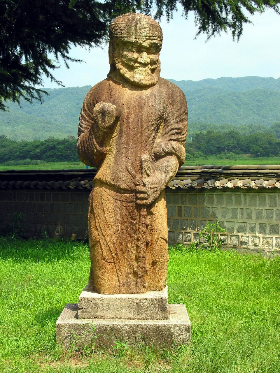 gwaereung stone statue korea free photo