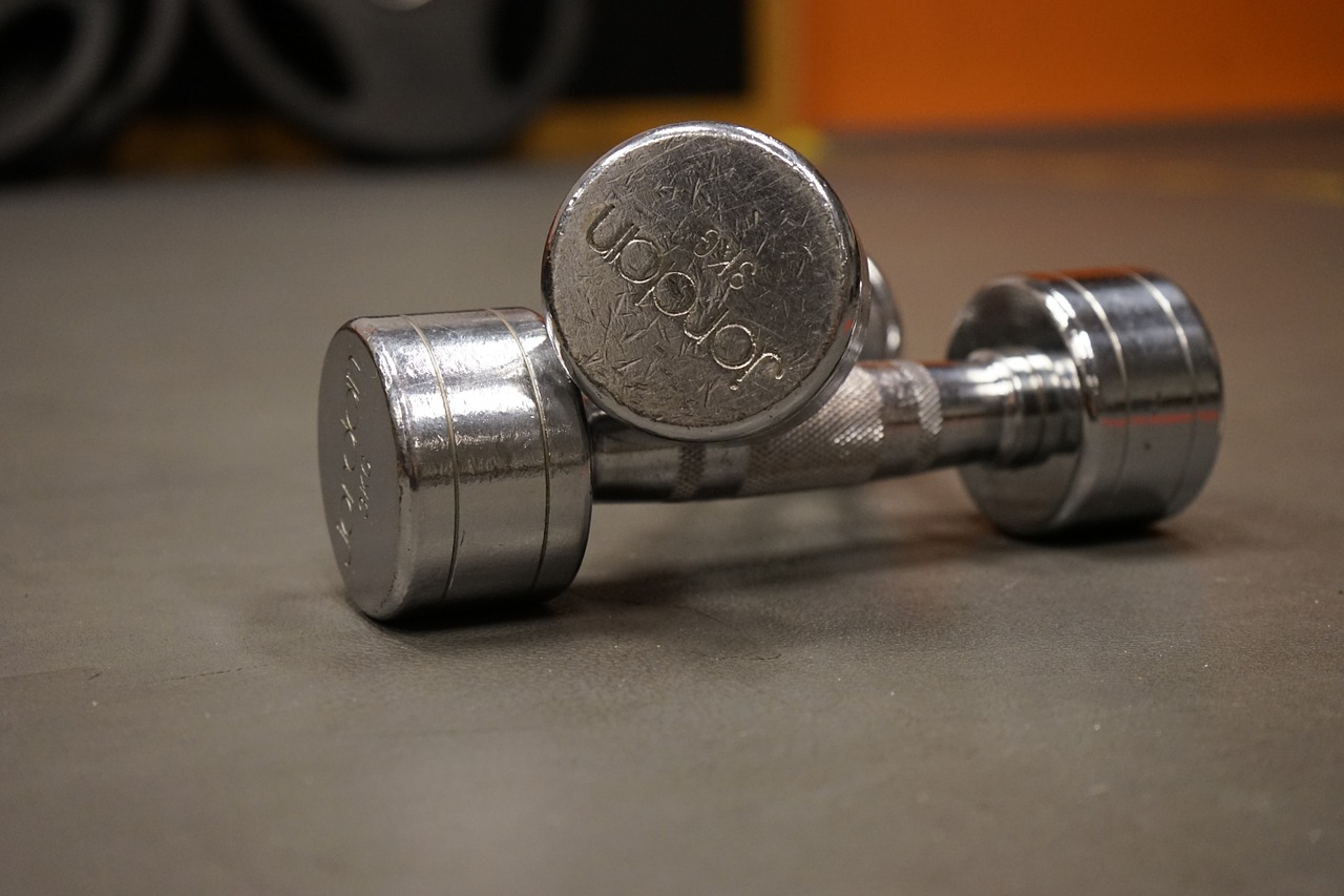 kilo dumbbells training free photo