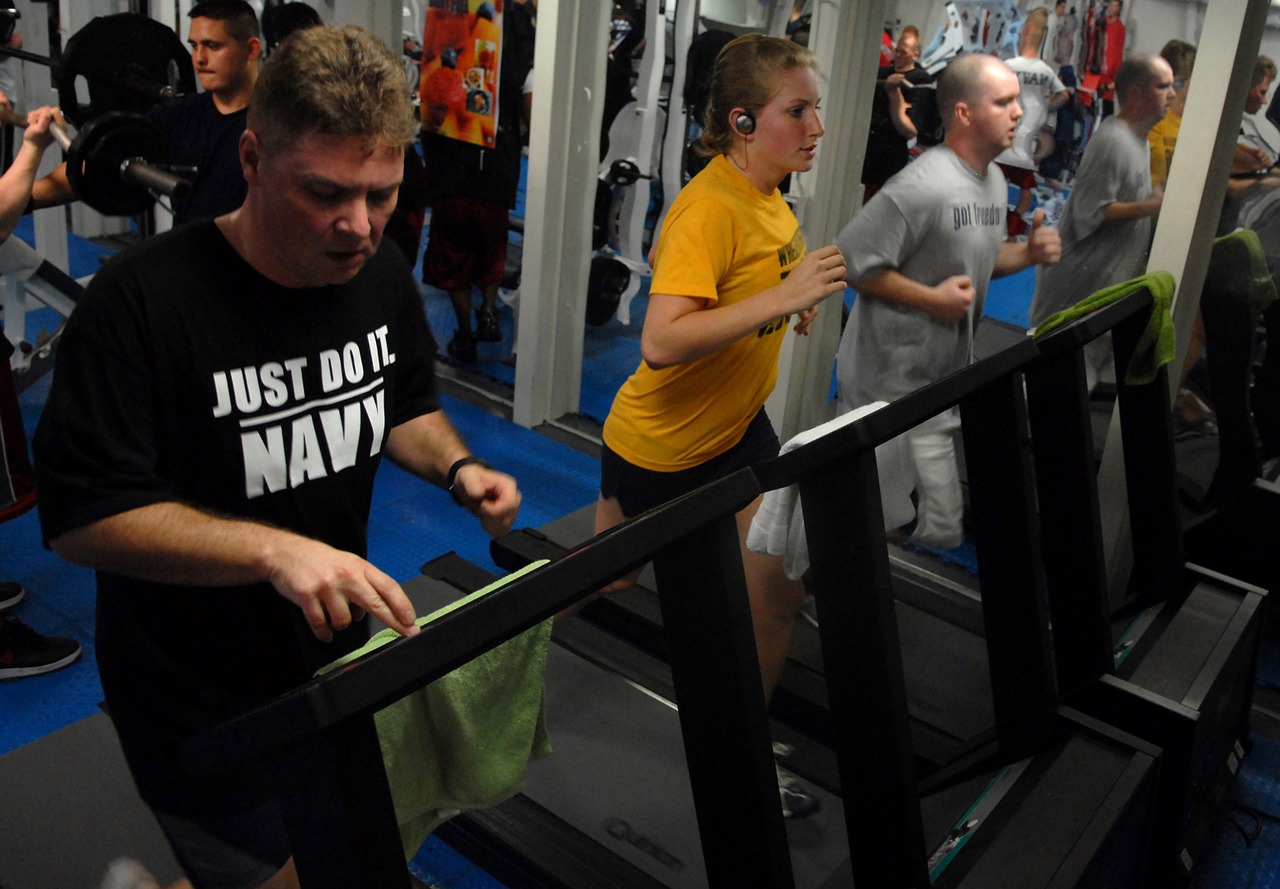 gym room fitness equipment free photo