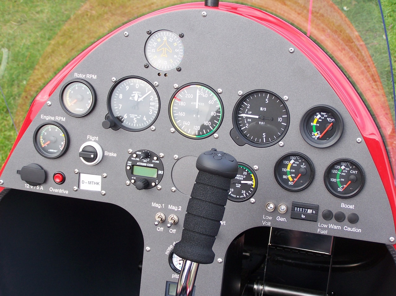 gyrocopter contracting wrenches cockpit free photo