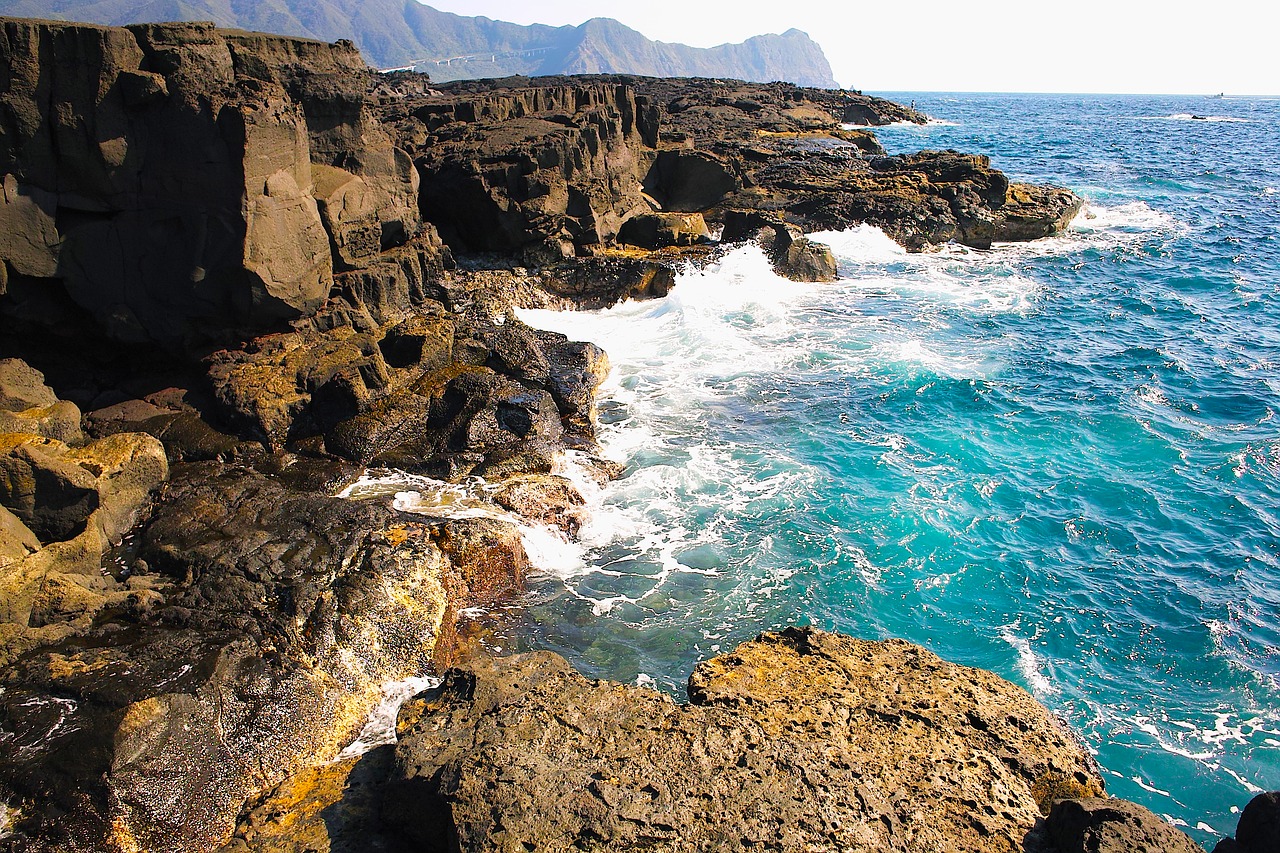 hachijojima sea coast free photo