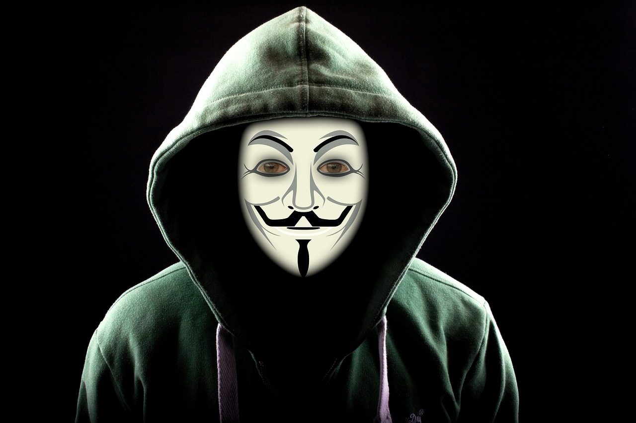 hacker attack mask free photo