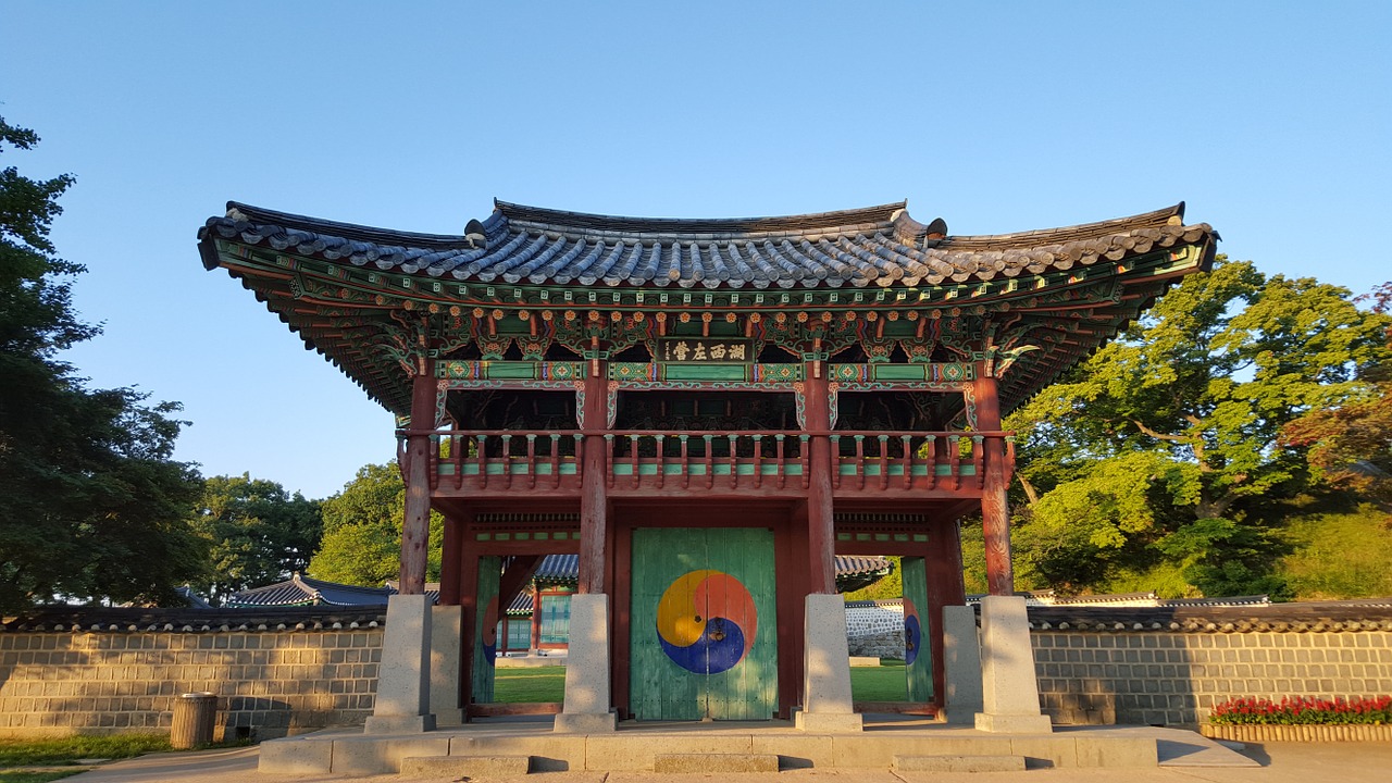 haemieupseong autumn hanok free photo