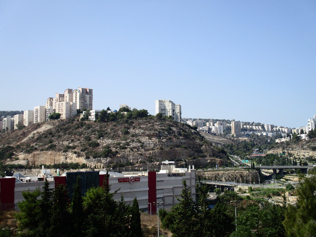 haifa city mount carmel free photo