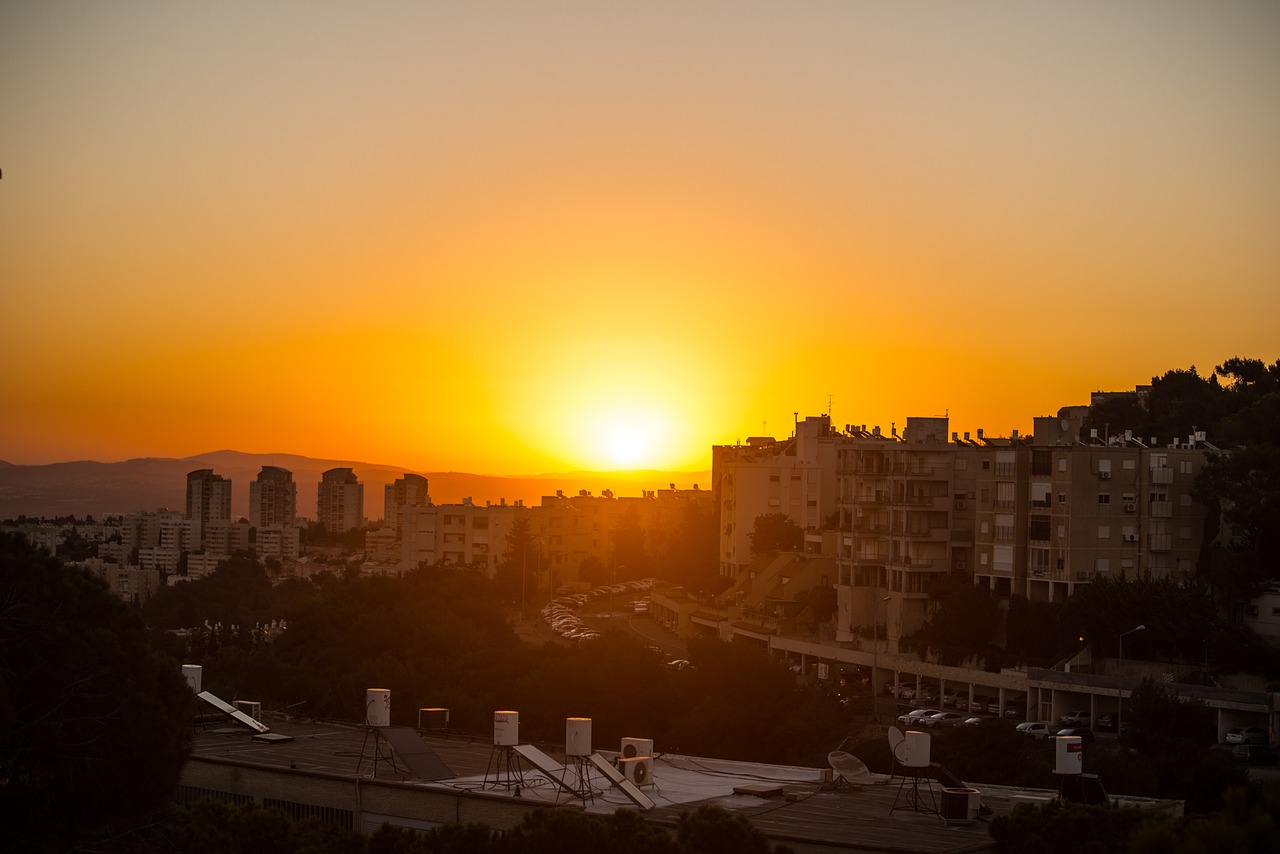 haifa city israel free photo