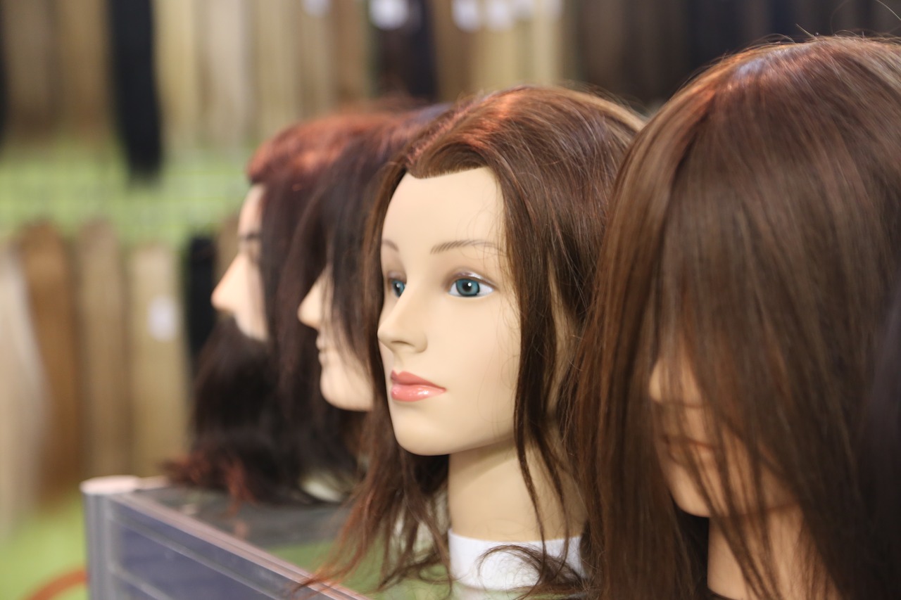 hair mannequin barber free photo