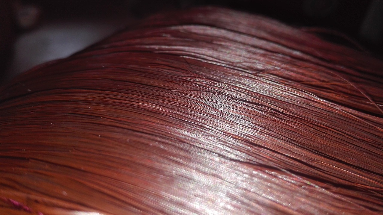 hair mahogany red free photo
