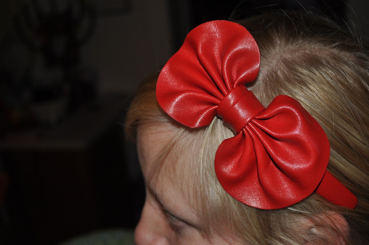 hairband loop red free photo