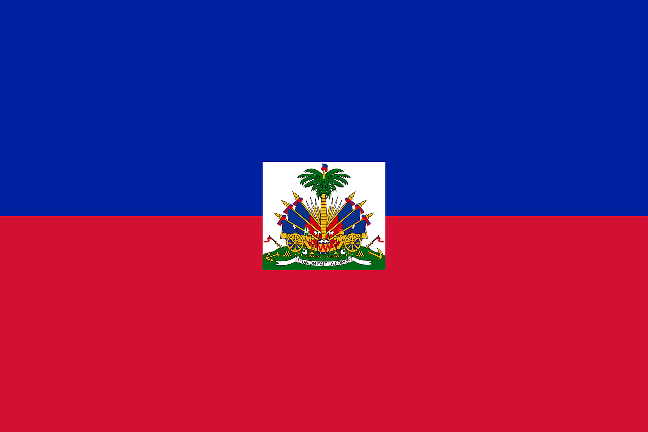 haiti flag national flag free photo