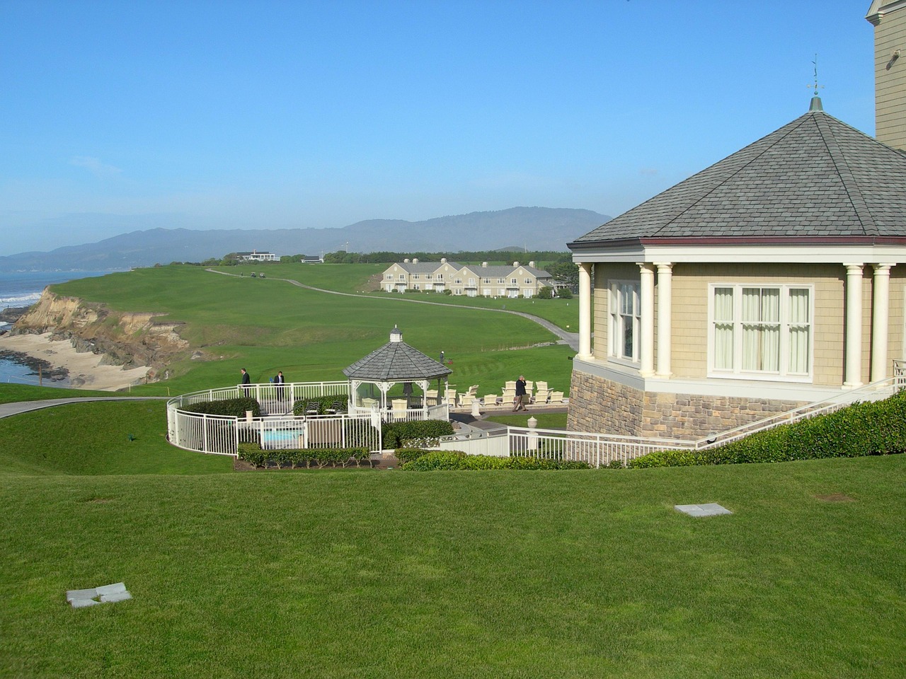 half moon bay ca resort scenic free photo