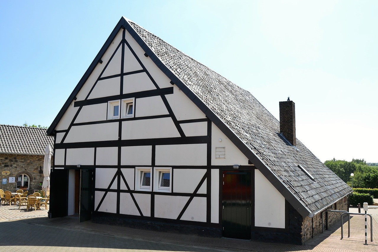 half-timbered house house valkenburg free photo