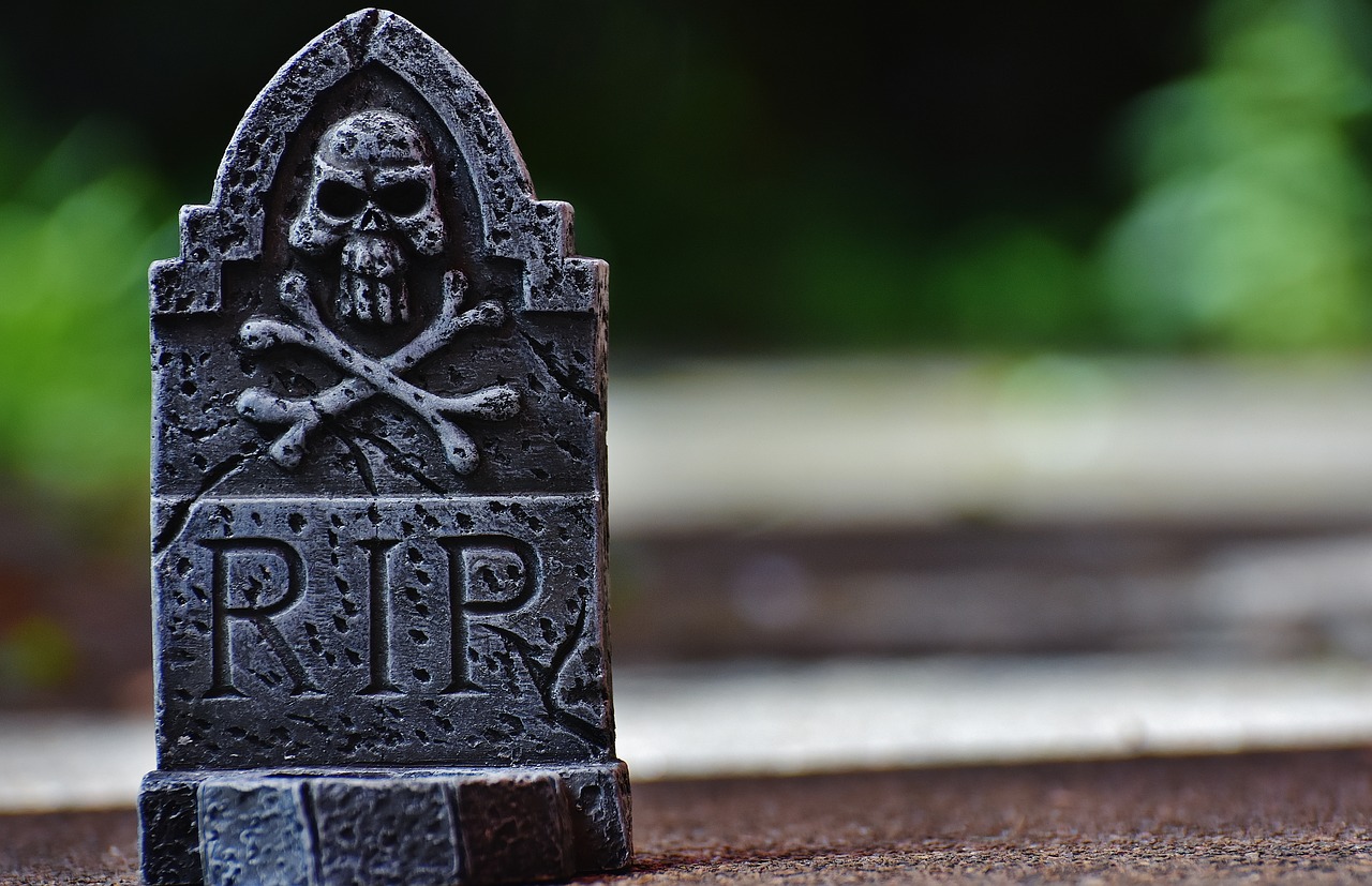 halloween tombstone grey free photo