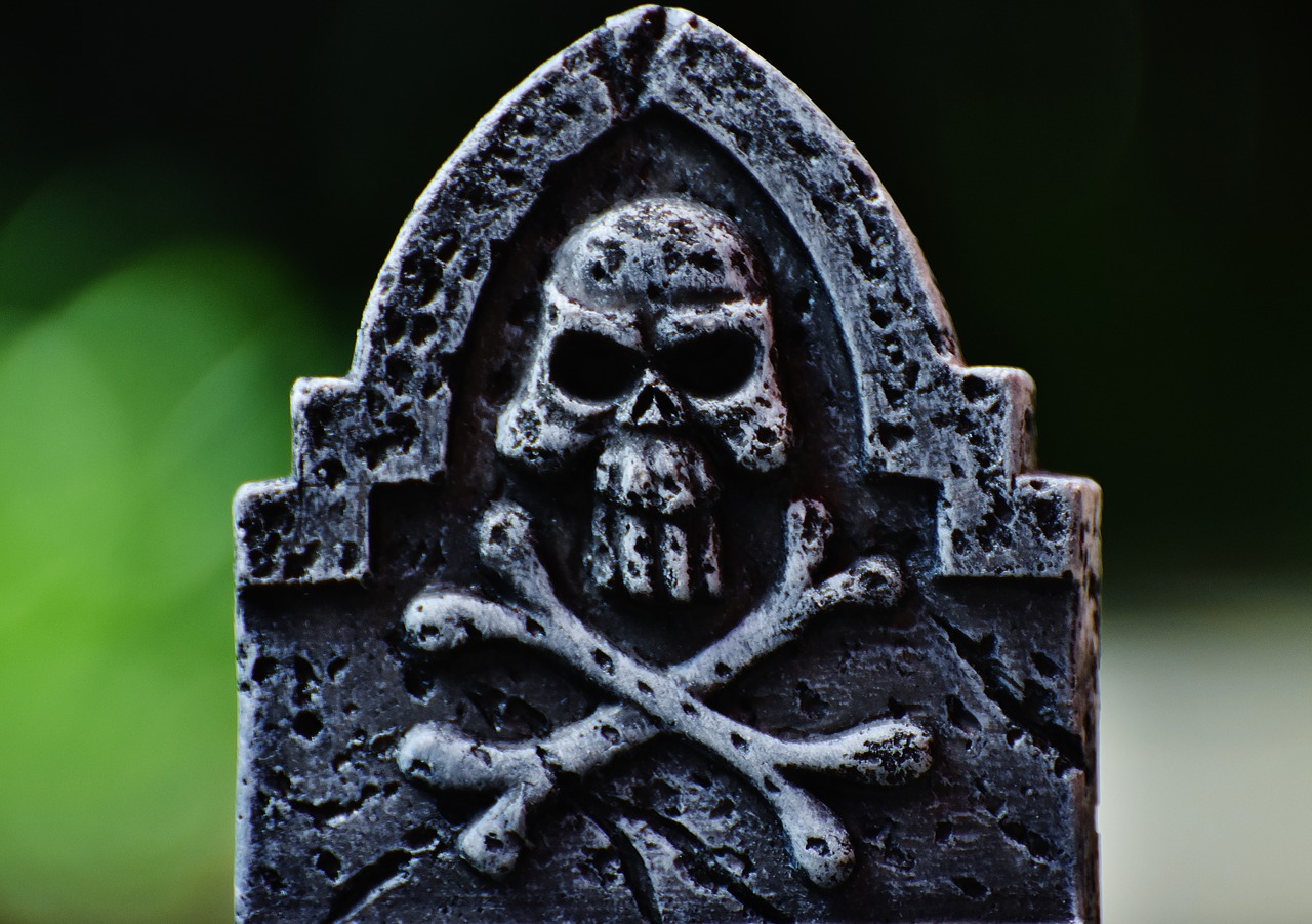 halloween tombstone grey free photo