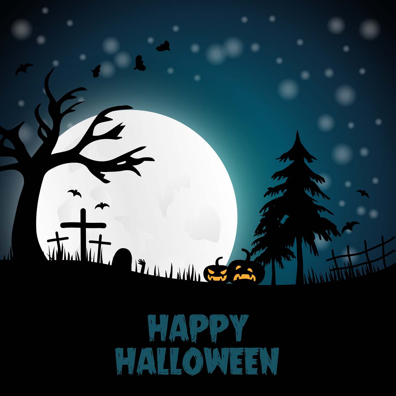 halloween vector night free photo