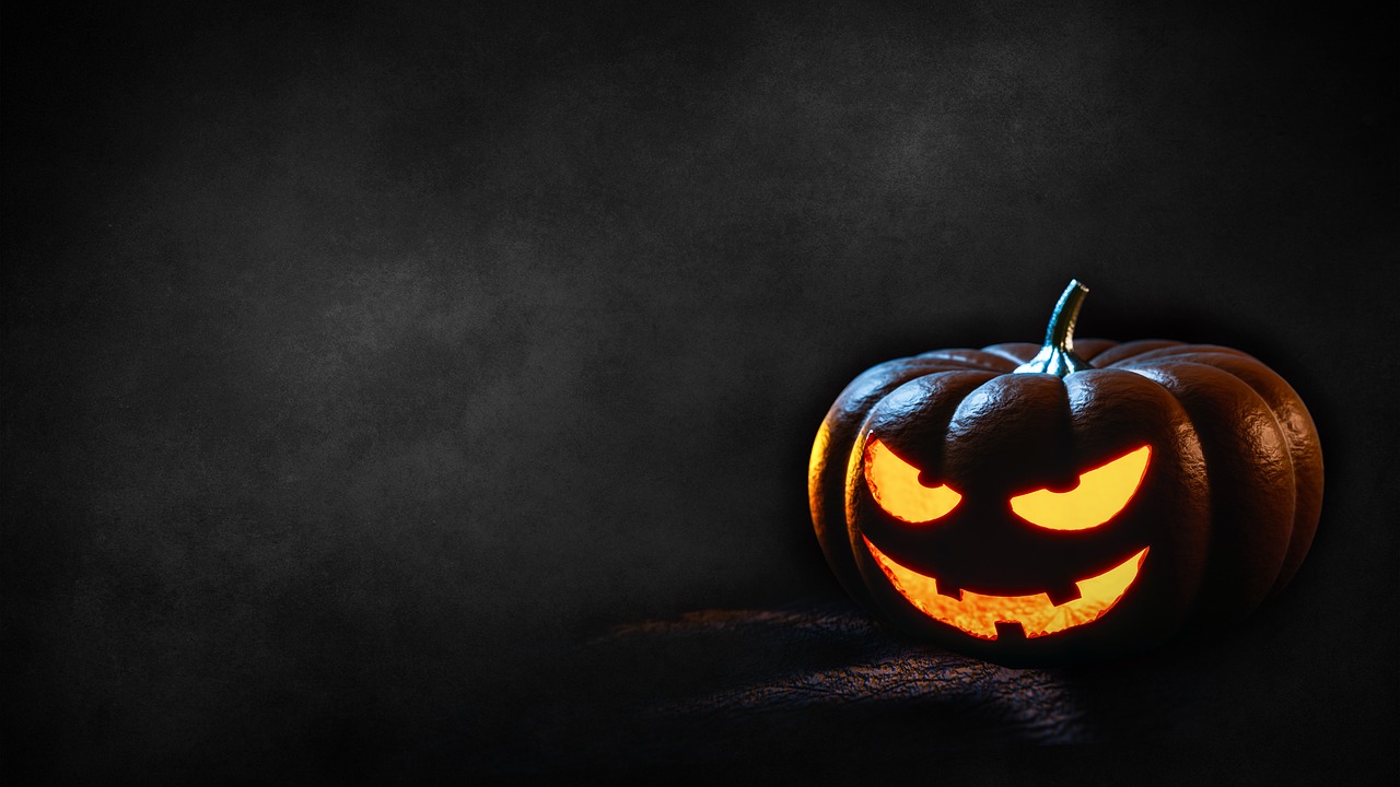halloween pumpkin dark free photo