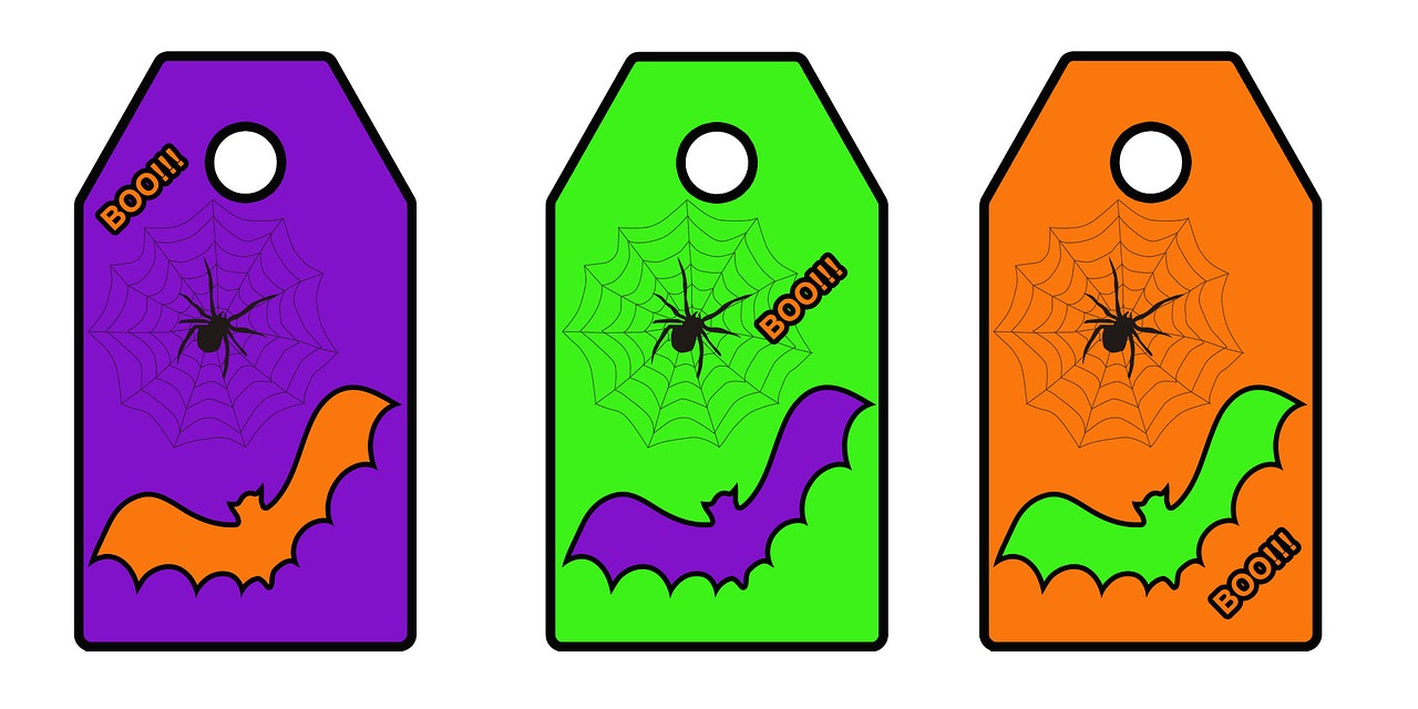 halloween gift label free photo