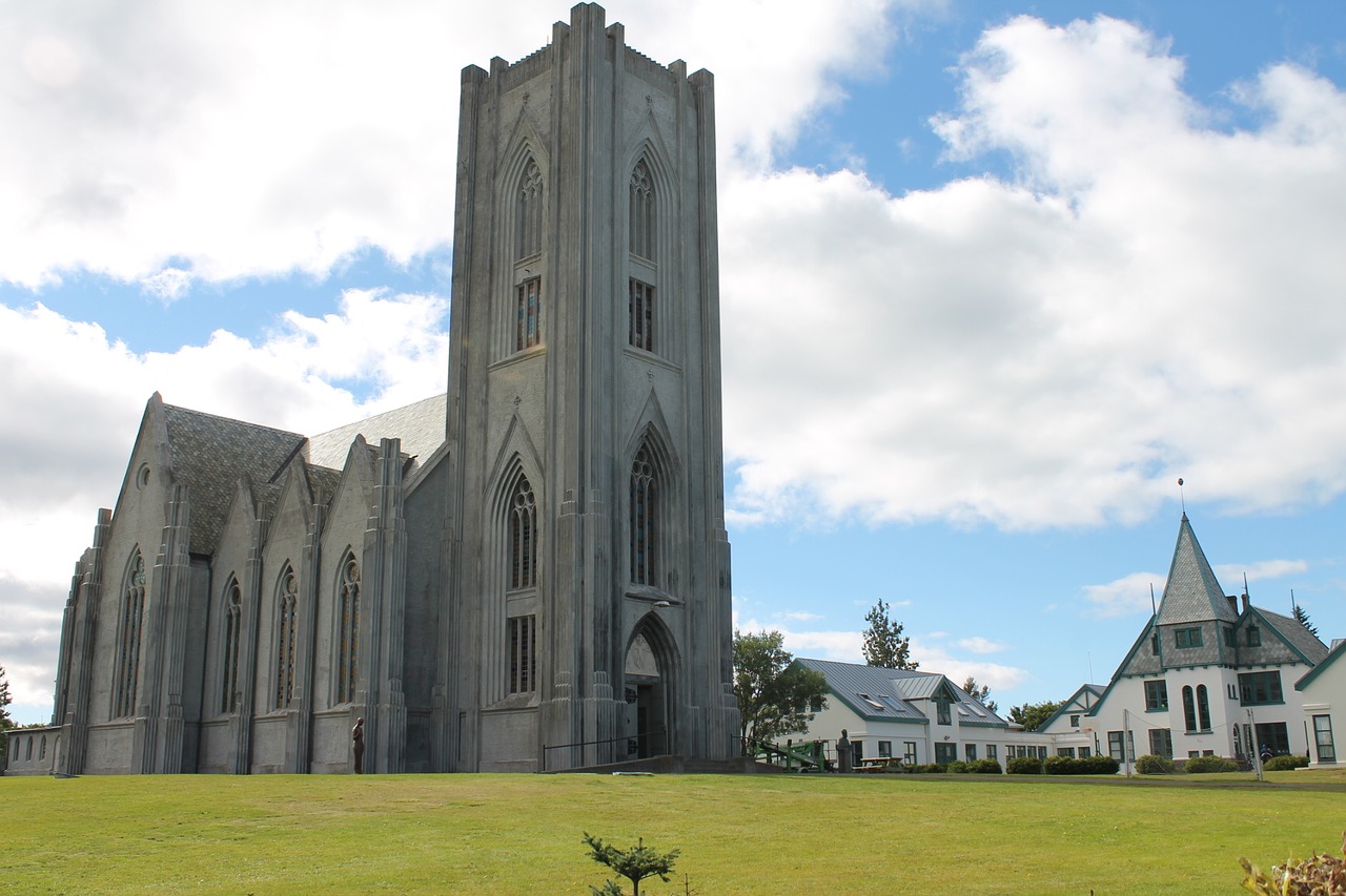 halloween church architecture free photo