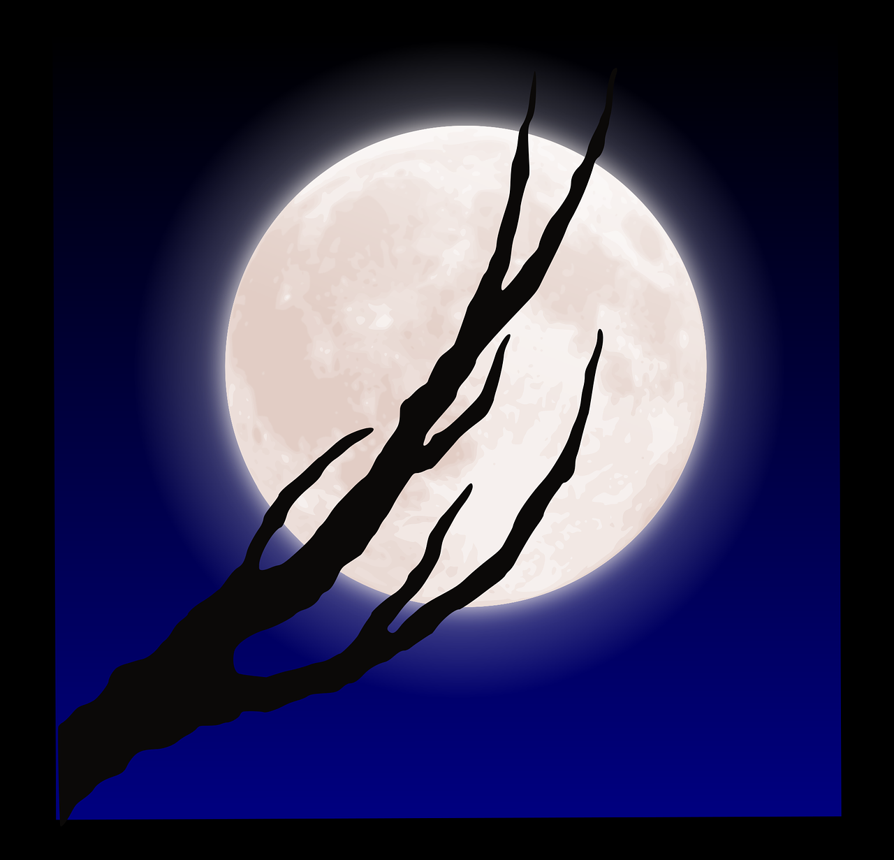 halloween horror moon free photo