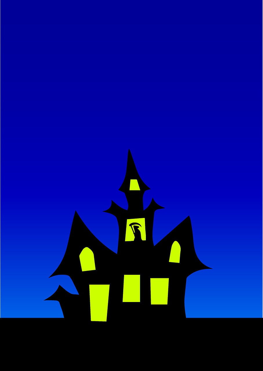halloween haunted house house free photo