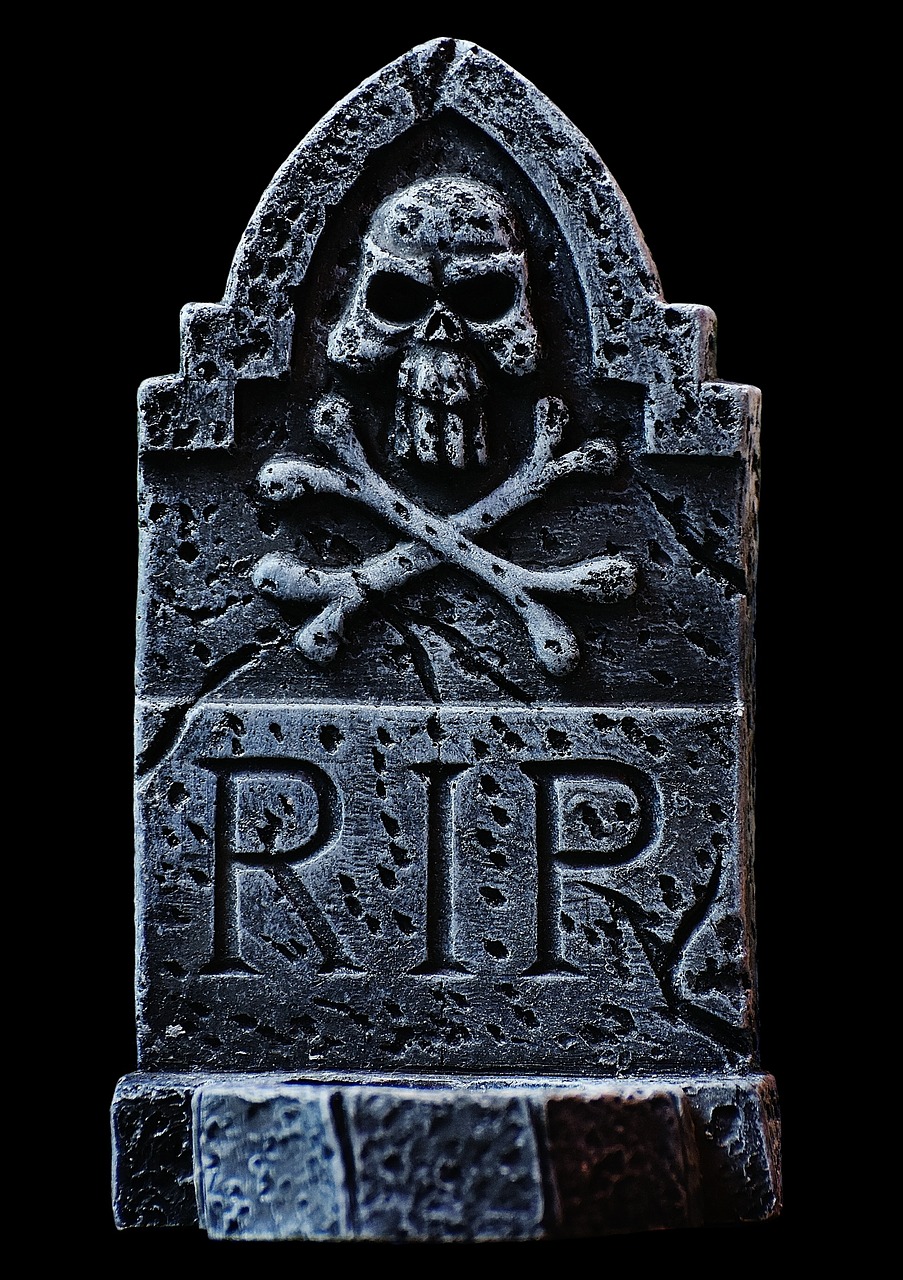 halloween tombstone grey free photo