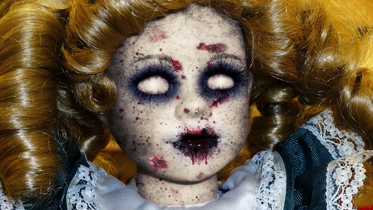 halloween doll evil free photo