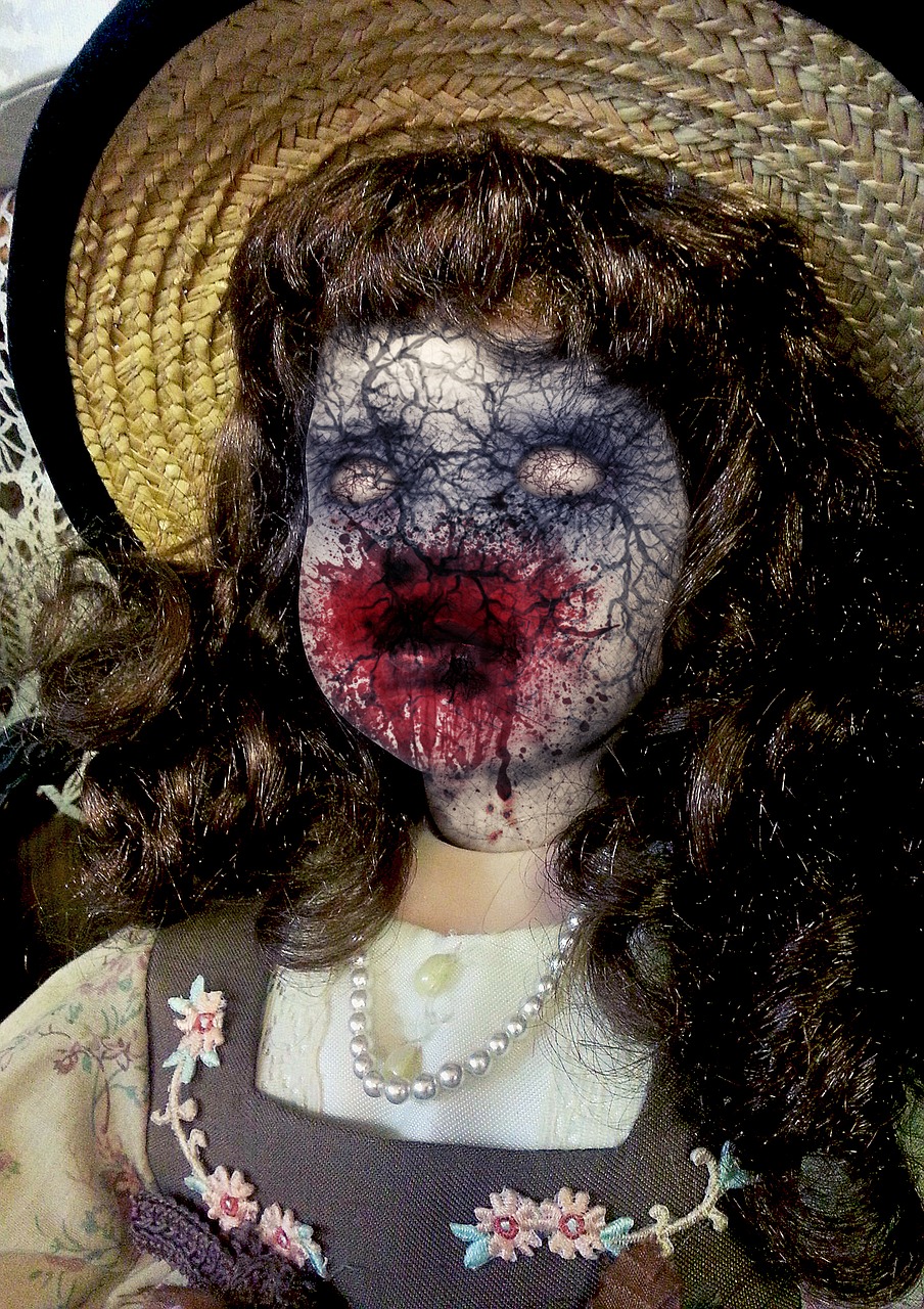 halloween doll horror free photo