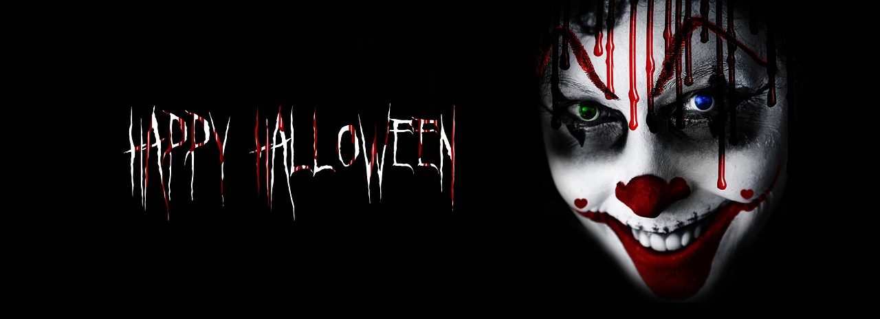 halloween clown creepy free photo