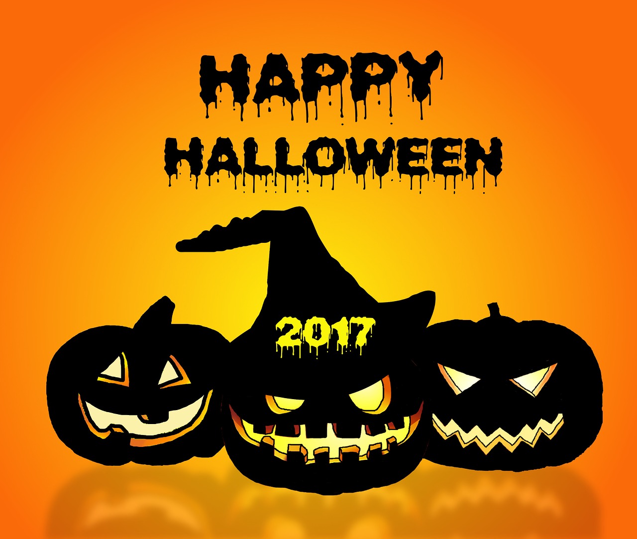 halloween illustration wallpaper free photo