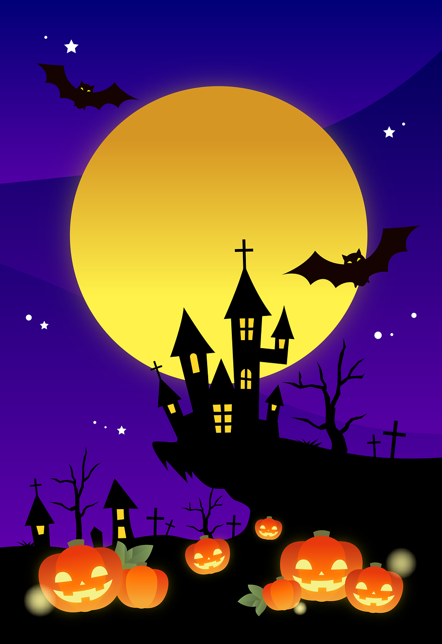 halloween  background  scrapbooking free photo