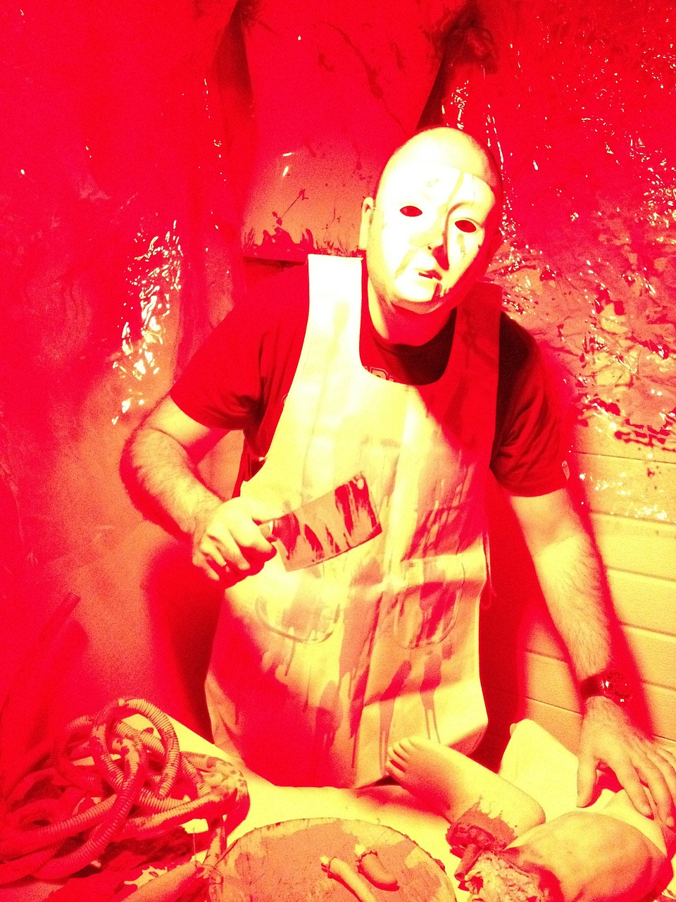halloween butcher blood free photo