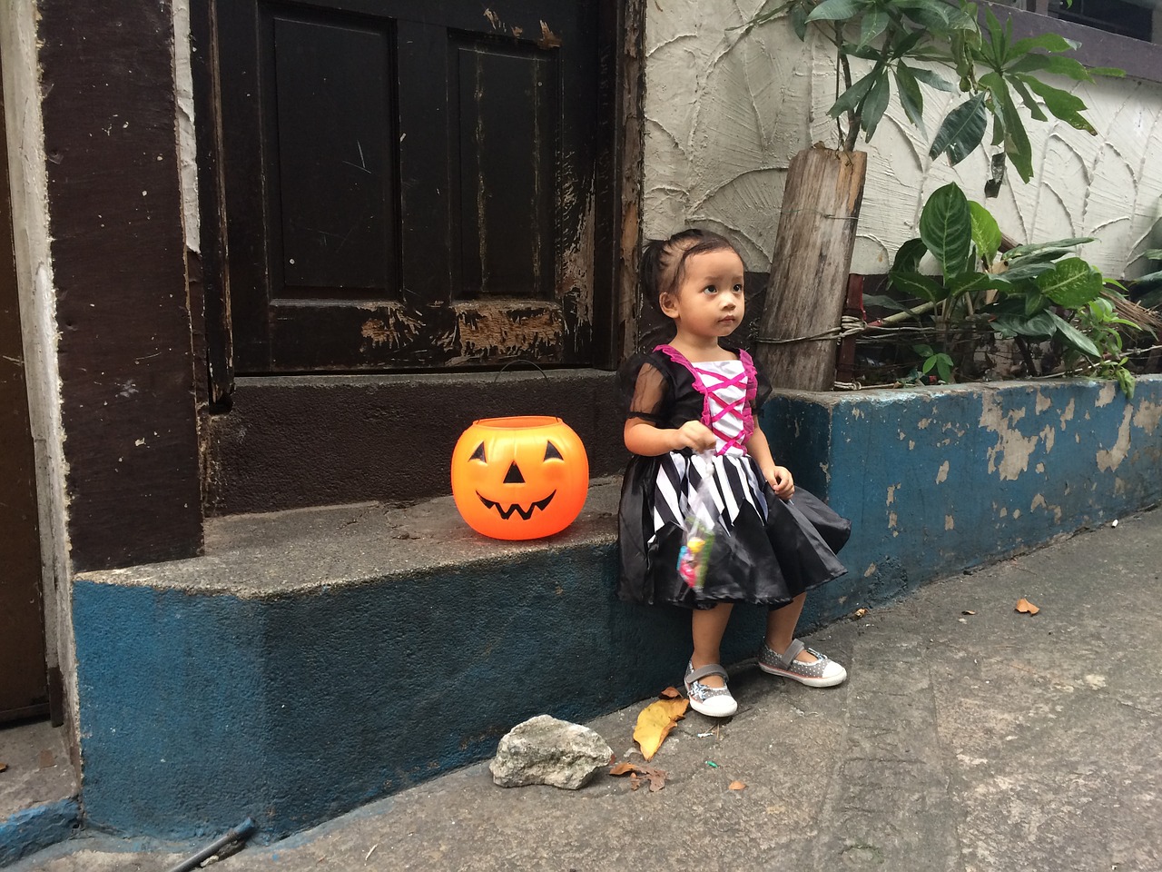 halloween little girl girl free photo