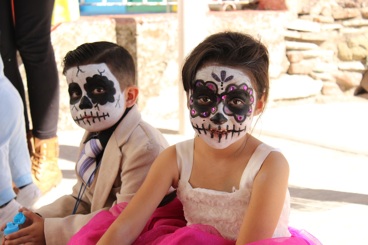 halloween costume day of the dead mexico free photo