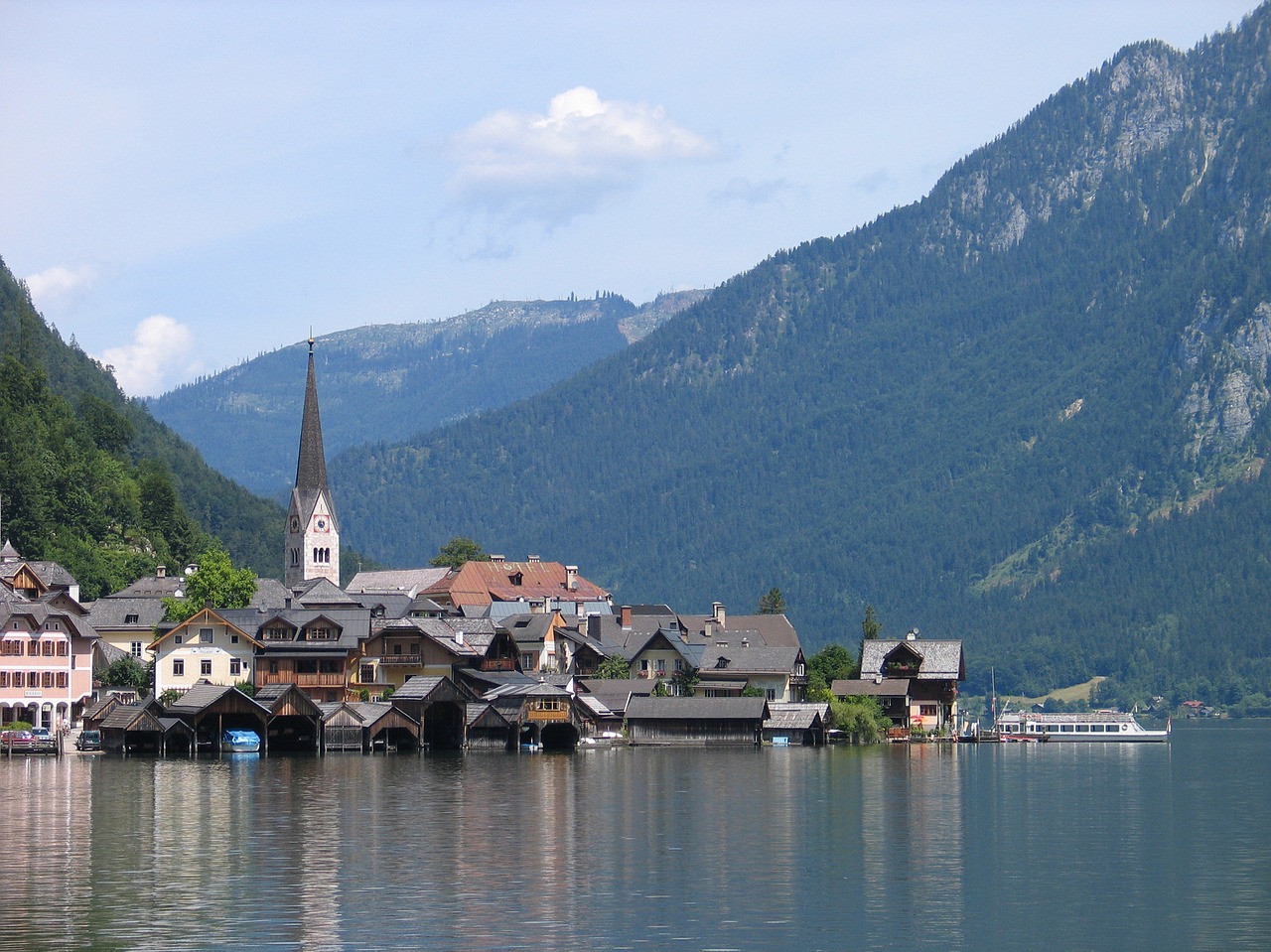 hallstatt austria lake free photo