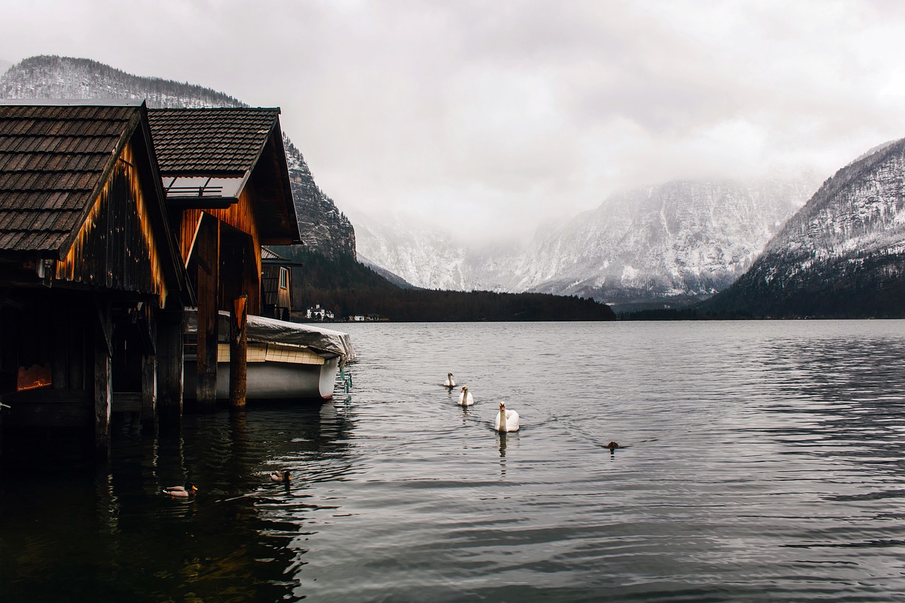 hallstatt austria town free photo