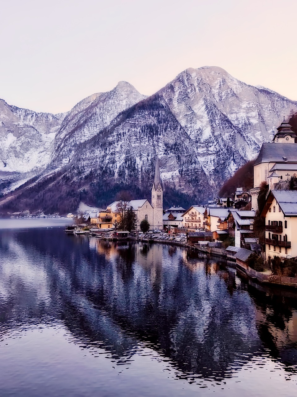 hallstatt austria village free photo